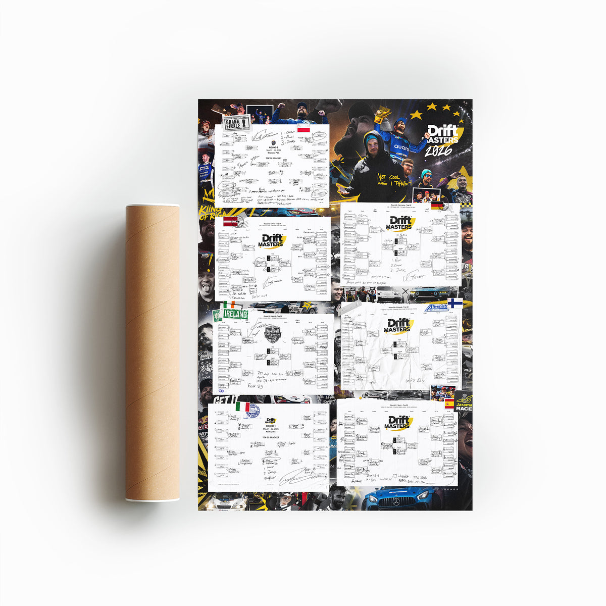 2026 Drift Masters Bracket Poster