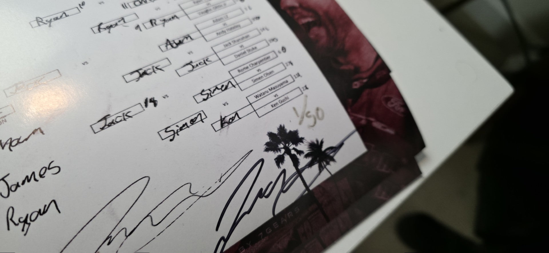 2025 Formula Drift Bracket Poster