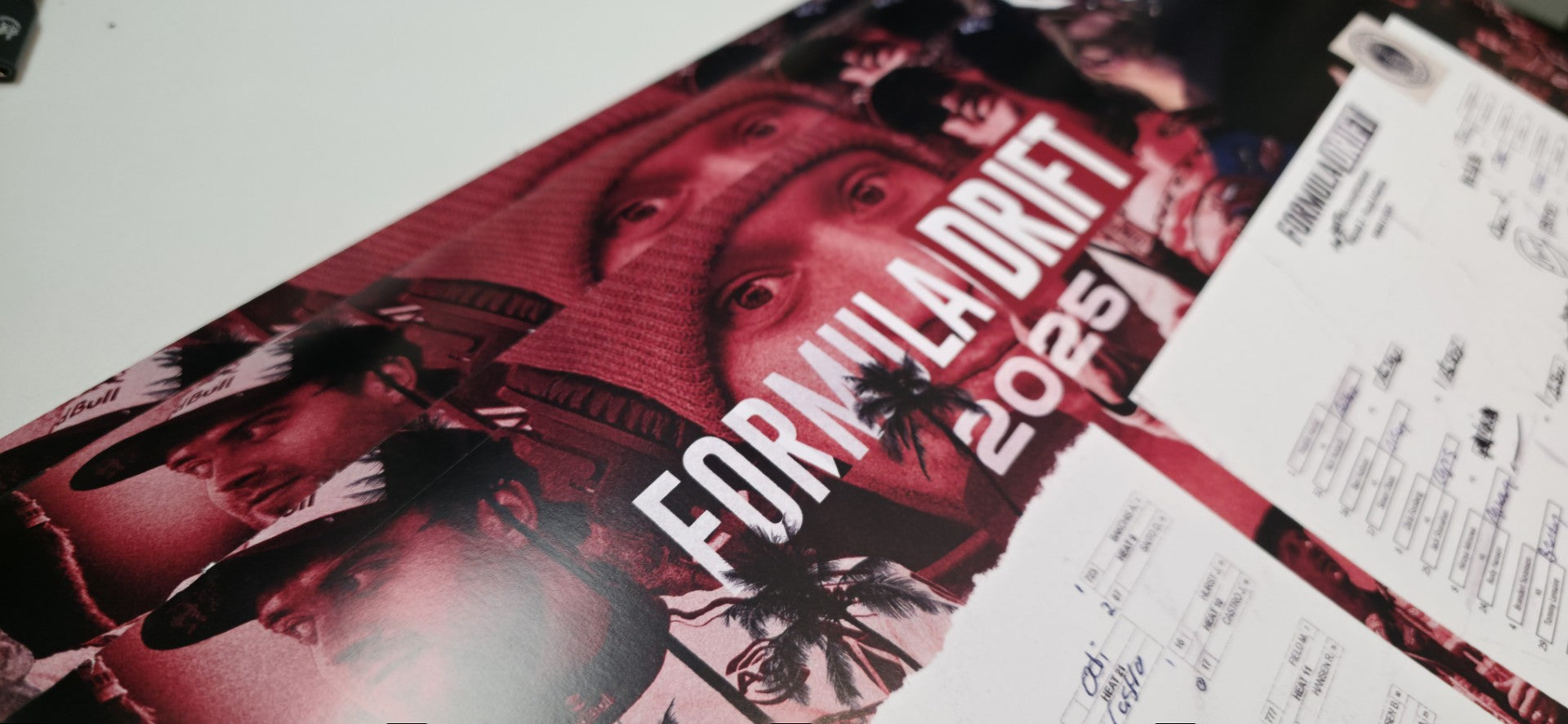 2025 Formula Drift Bracket Poster