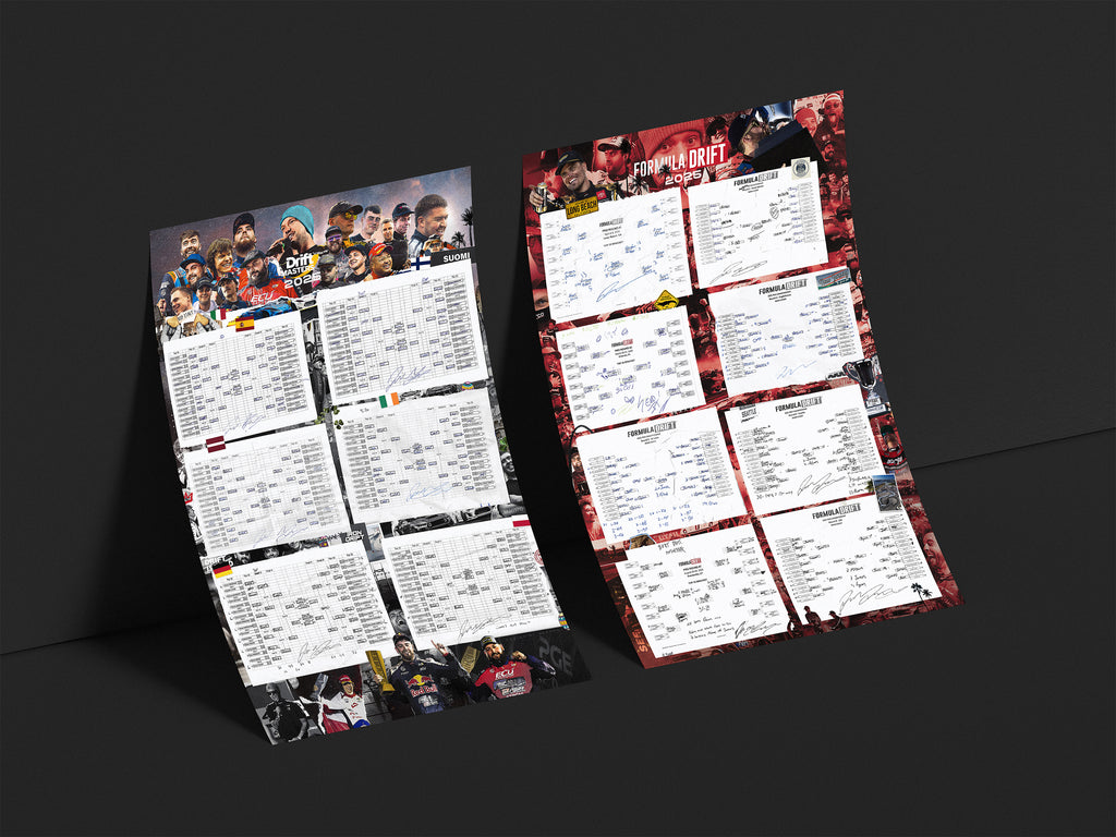 2025 Drift Season Poster Bundle (Formula Drift + Drift Masters)