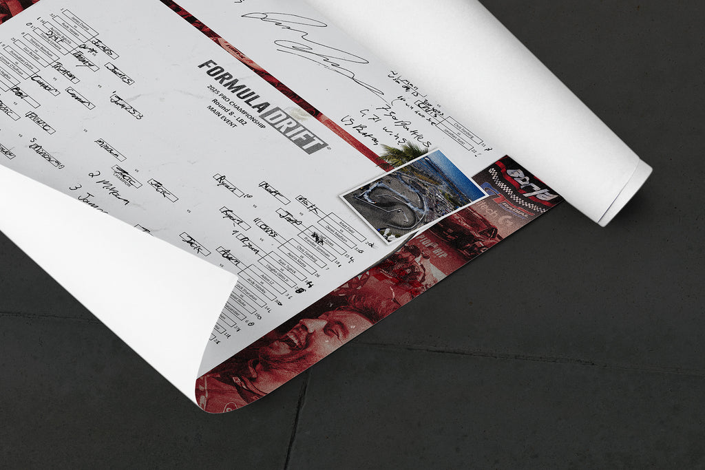 2025 Formula Drift Bracket Poster