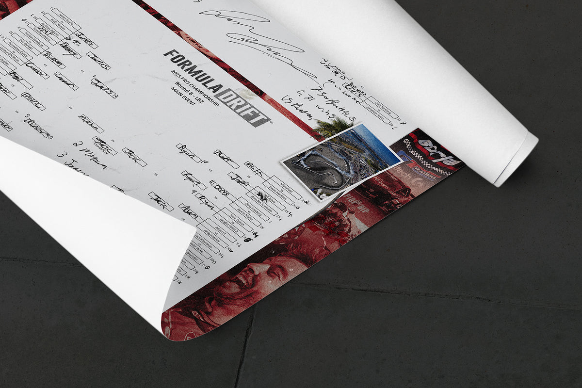 2025 Formula Drift Bracket Poster