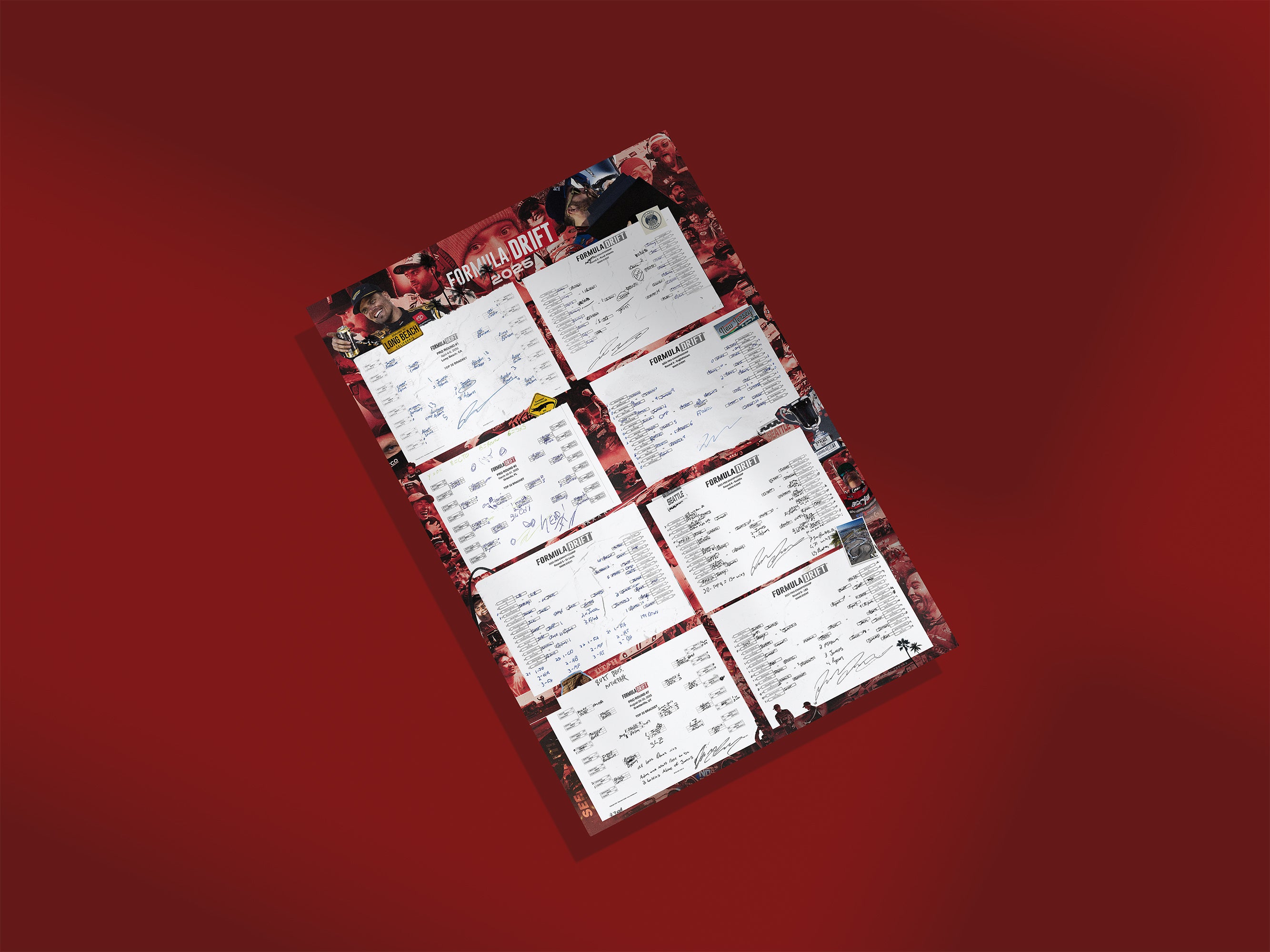 2025 Formula Drift Bracket Poster