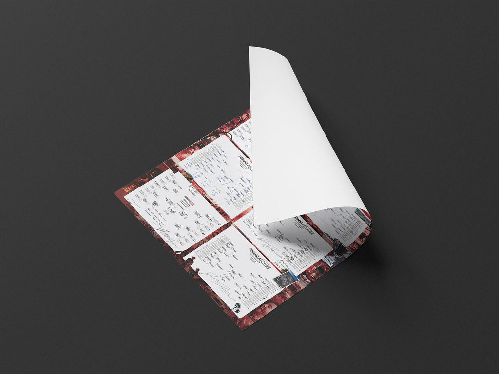 2025 Formula Drift Bracket Poster