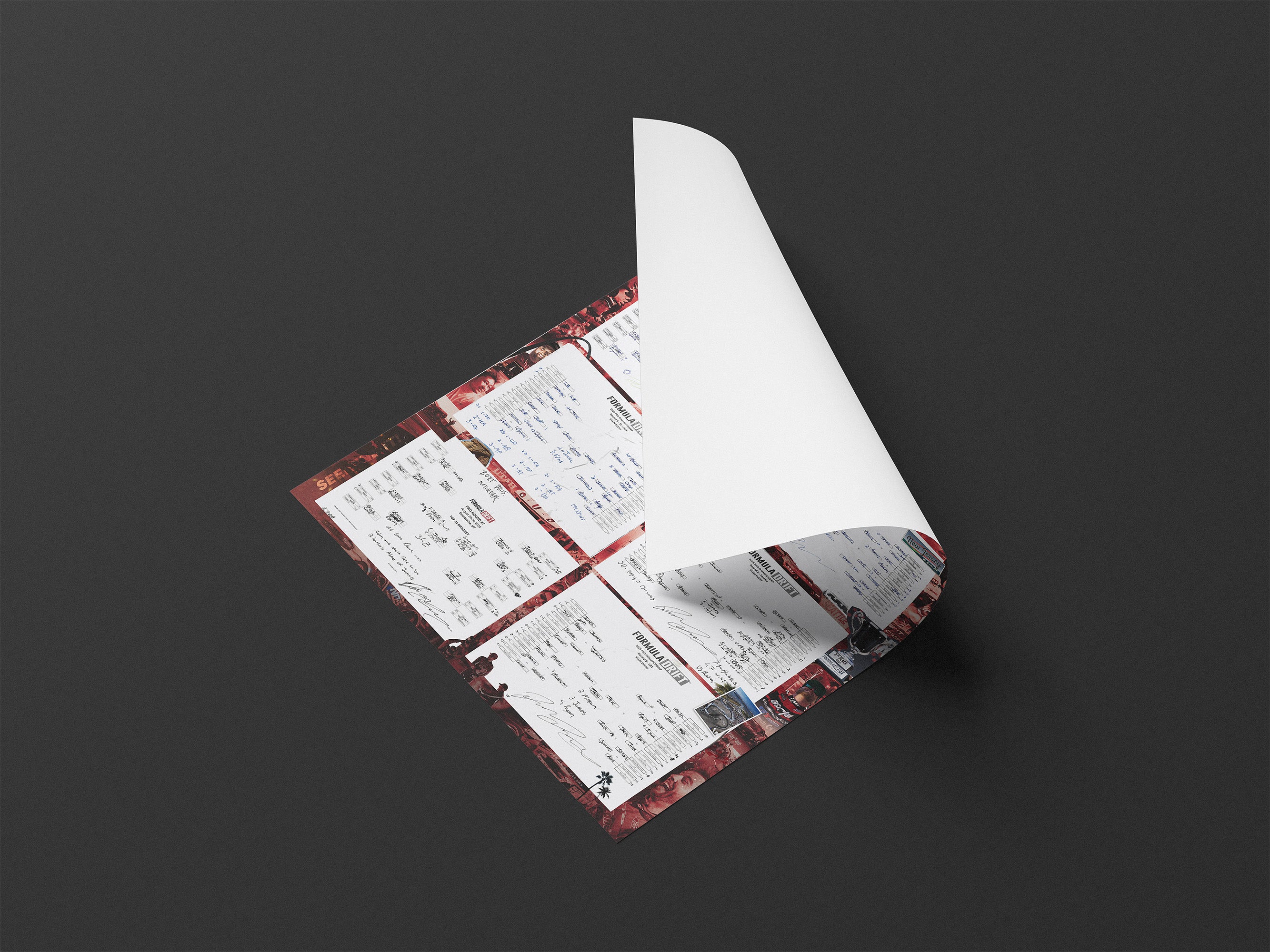 2025 Formula Drift Bracket Poster