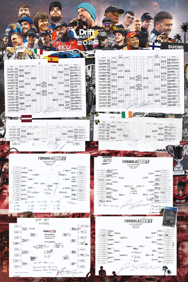 2025 Drift Season Poster Bundle (Formula Drift + Drift Masters)